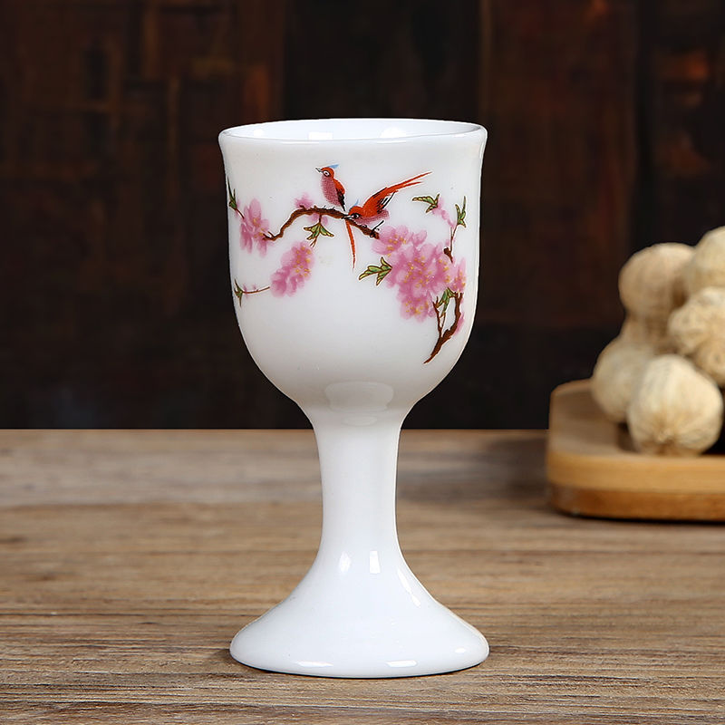 Ceramic Liquor Glass Set Small Wine Glasses