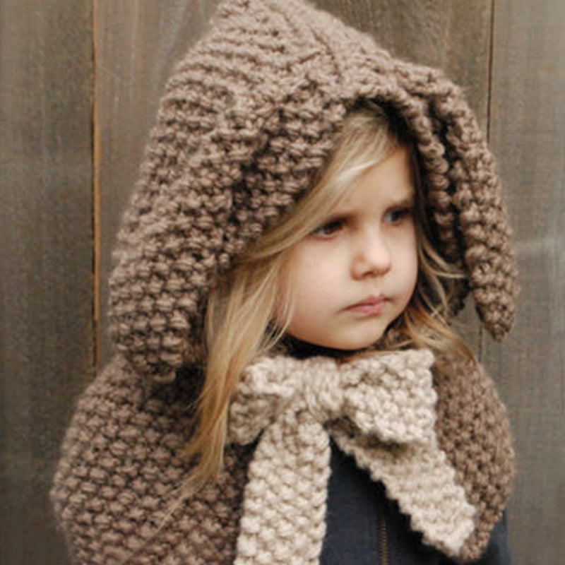 Children's Warm Scarf Hat