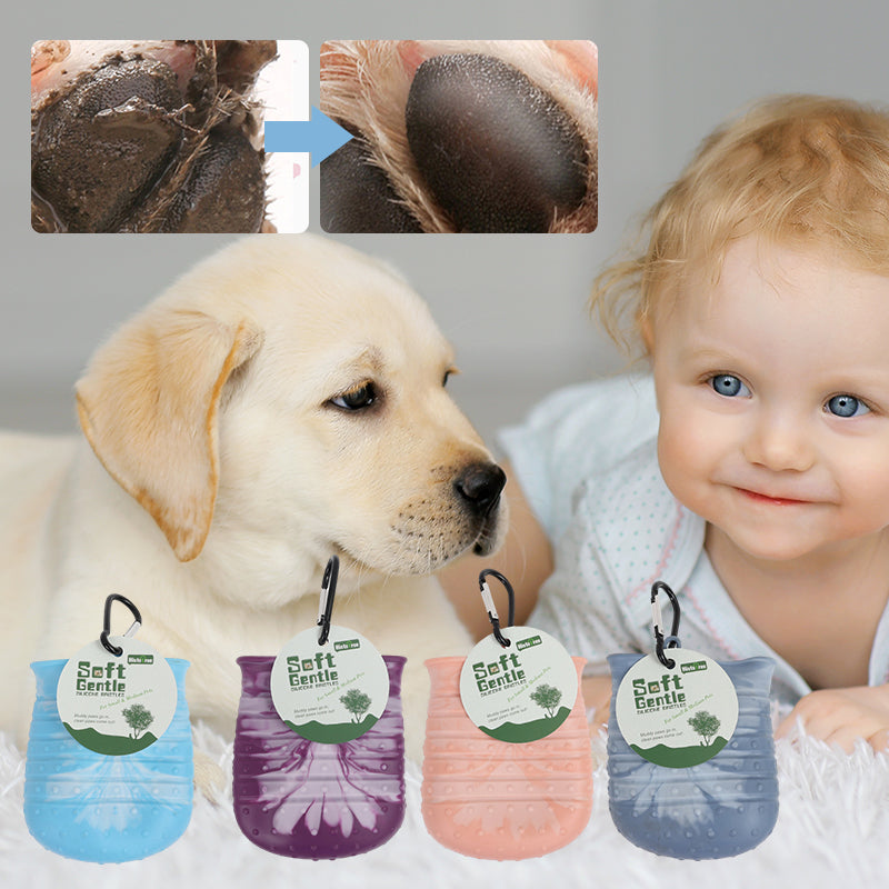 2 in 1 Portable Dog Paw Cleaner Cup