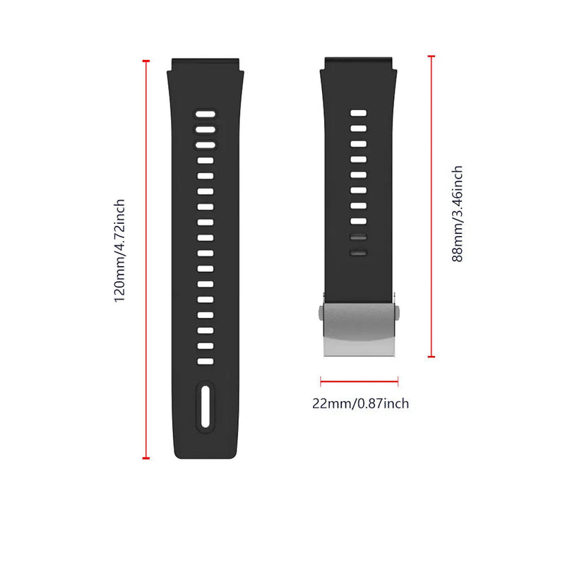 G08/P70 Series TPU/Leather 6 Types Replacement Watch Straps