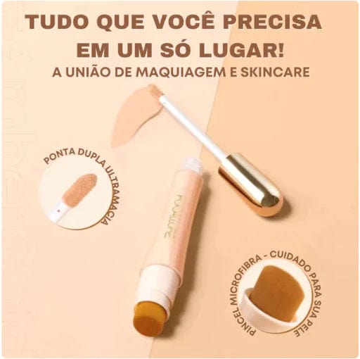 Corretivo Focallure 2 em 1 - Anti Manchas e Rejuvenescedora