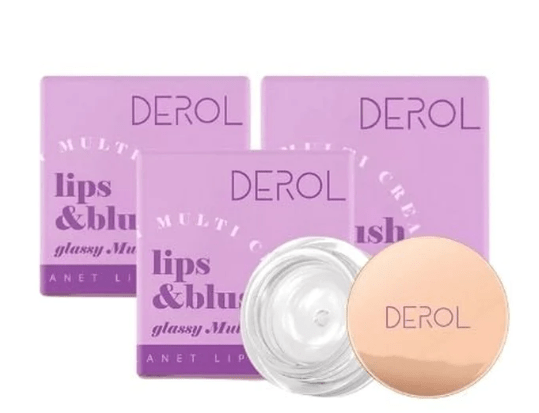 Derol Lips & Blush - Tom Natural Para Boca e Rosto