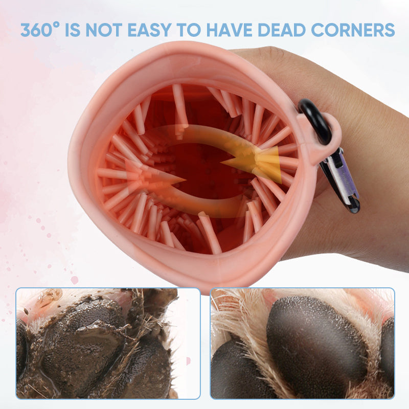 2 in 1 Portable Dog Paw Cleaner Cup