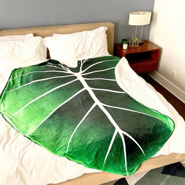 Giant Leaf Cozy Blanket