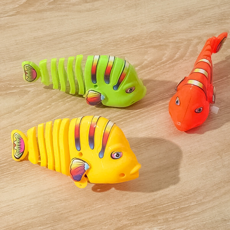 Clockwork Swinging Cartoon Fish  Toys