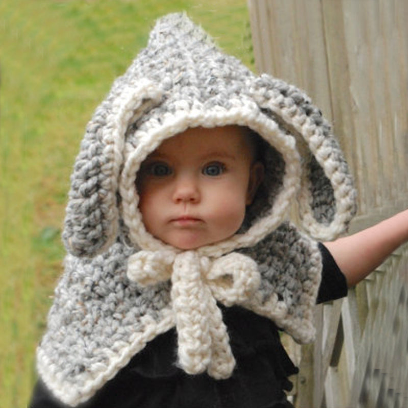 Children's Warm Scarf Hat